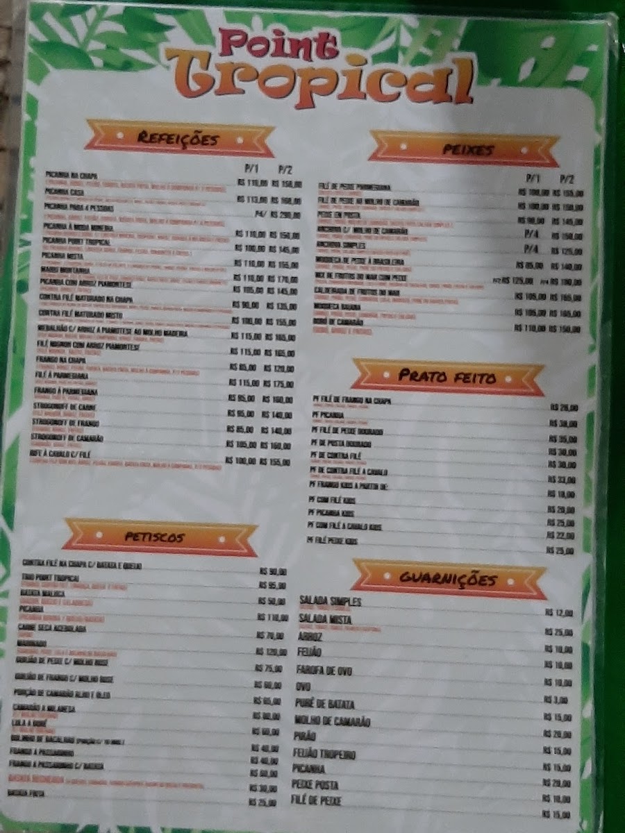Menu Point Tropical-2