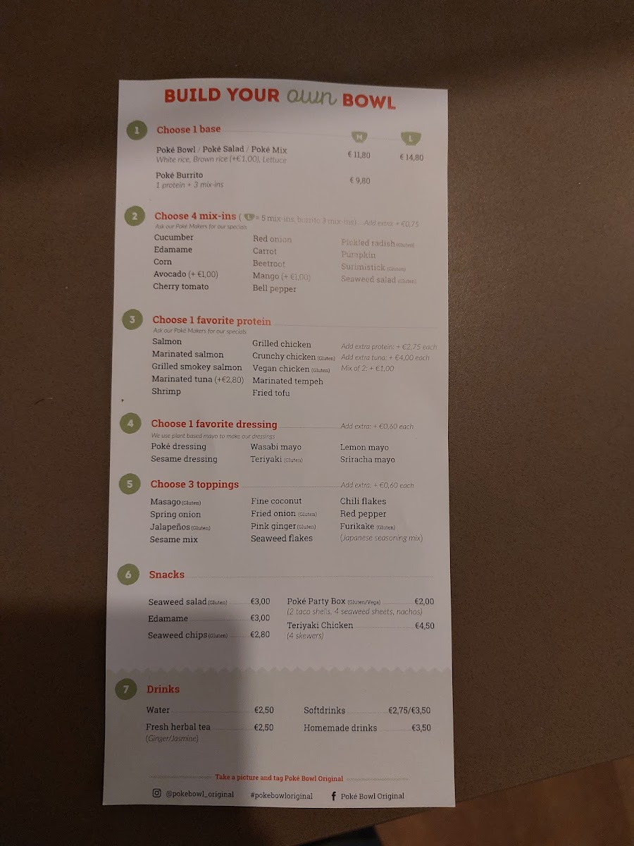 Menu Poké Bowl Original Eindhoven-2