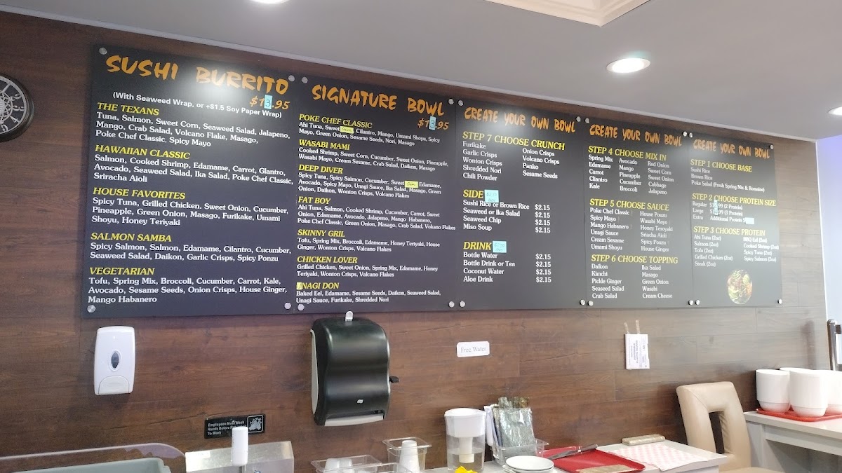 Menu Poke Chef 2-1