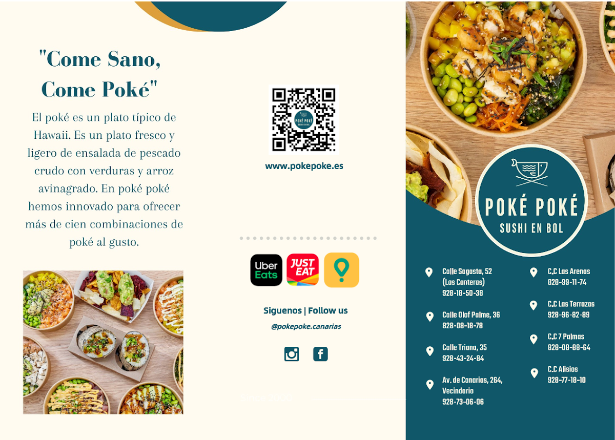 Menu Poké Poké - Triana-6