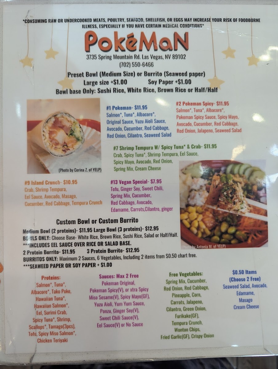 Menu Pokeman-1