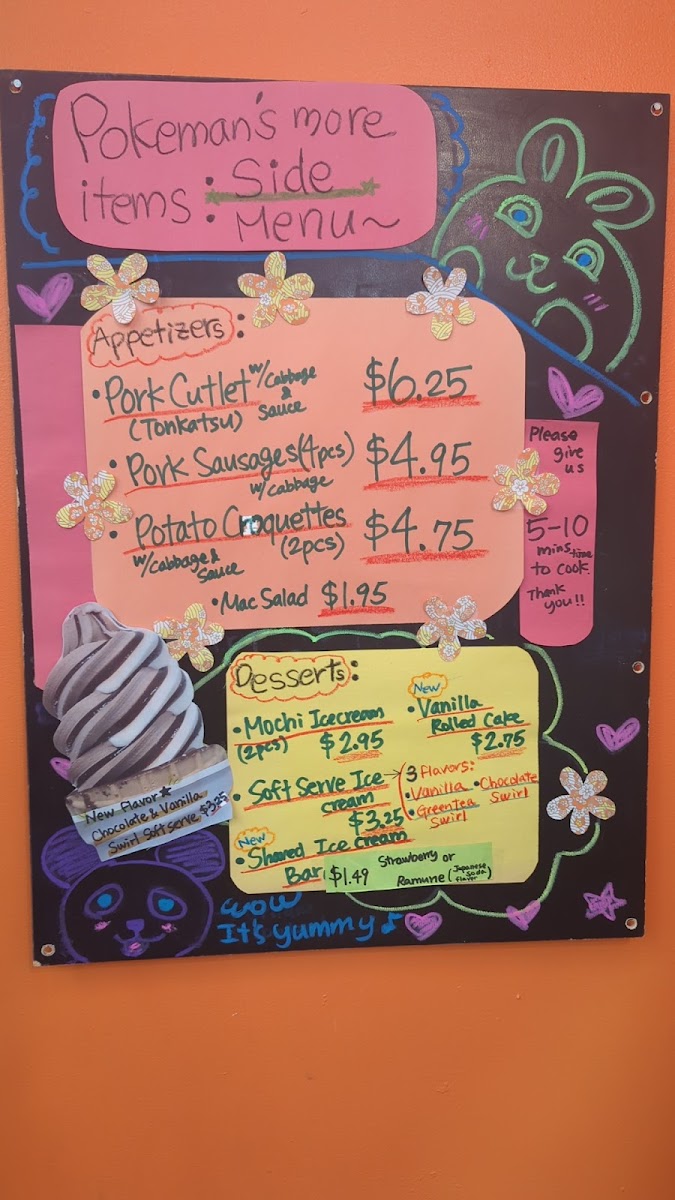 Menu Pokeman-5