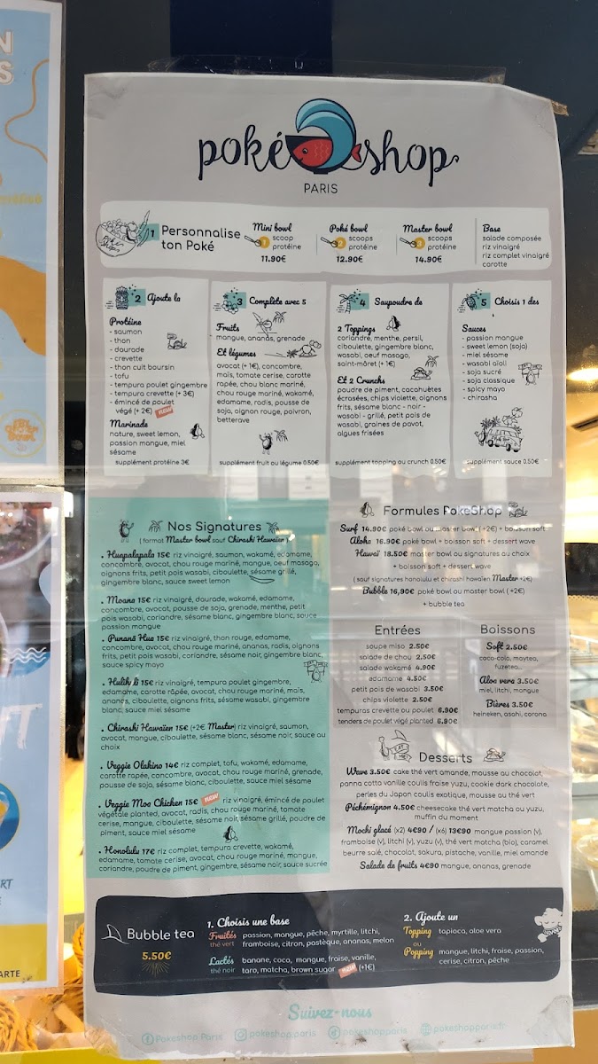Menu Pokeshop Saint Michel-1