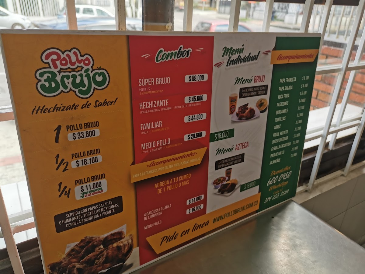Menu Pollo Brujo - Calle 57-4