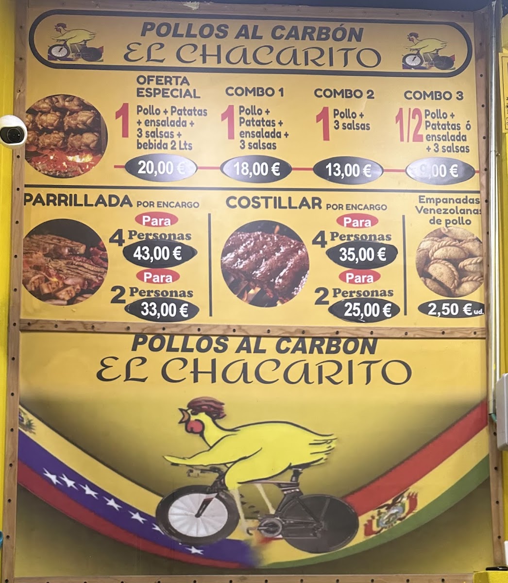 Menu Pollos Al Carbón El Chacarito-1