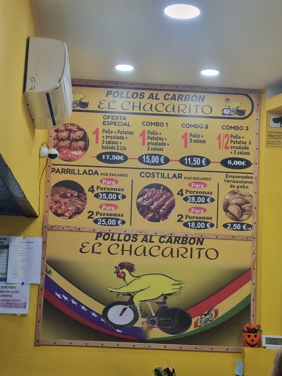 Menu Pollos Al Carbón El Chacarito-4