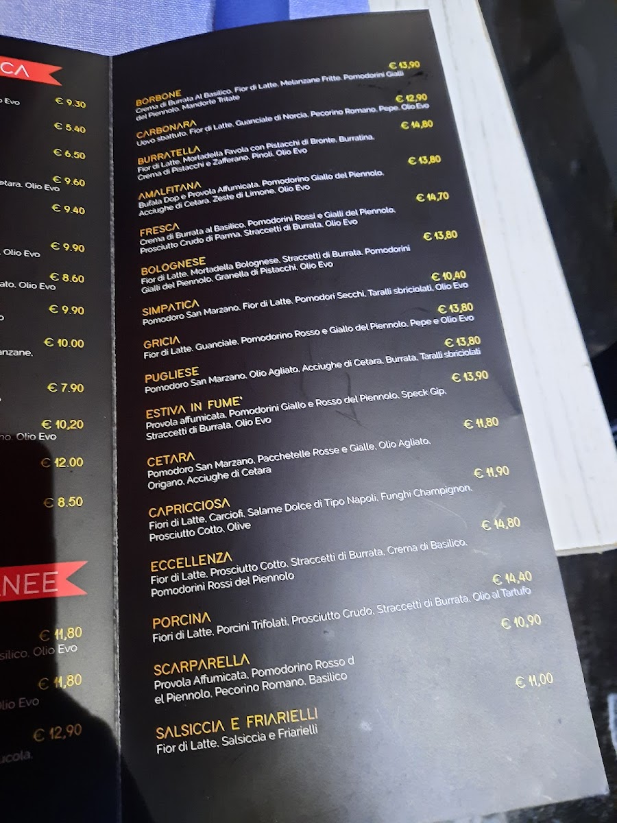 Menu Pomodoro & Mozzarella • F.lli D’Auria Pizza Gourmet-2