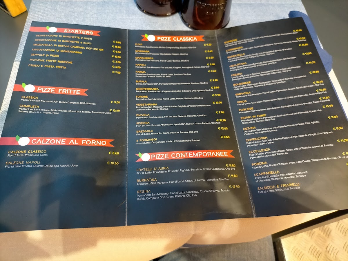 Menu Pomodoro & Mozzarella • F.lli D’Auria Pizza Gourmet-4