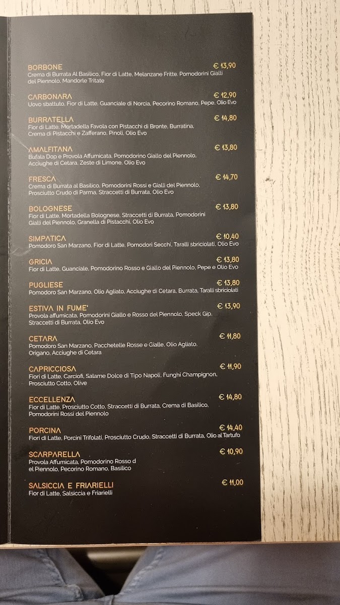 Menu Pomodoro & Mozzarella • F.lli D’Auria Pizza Gourmet-5