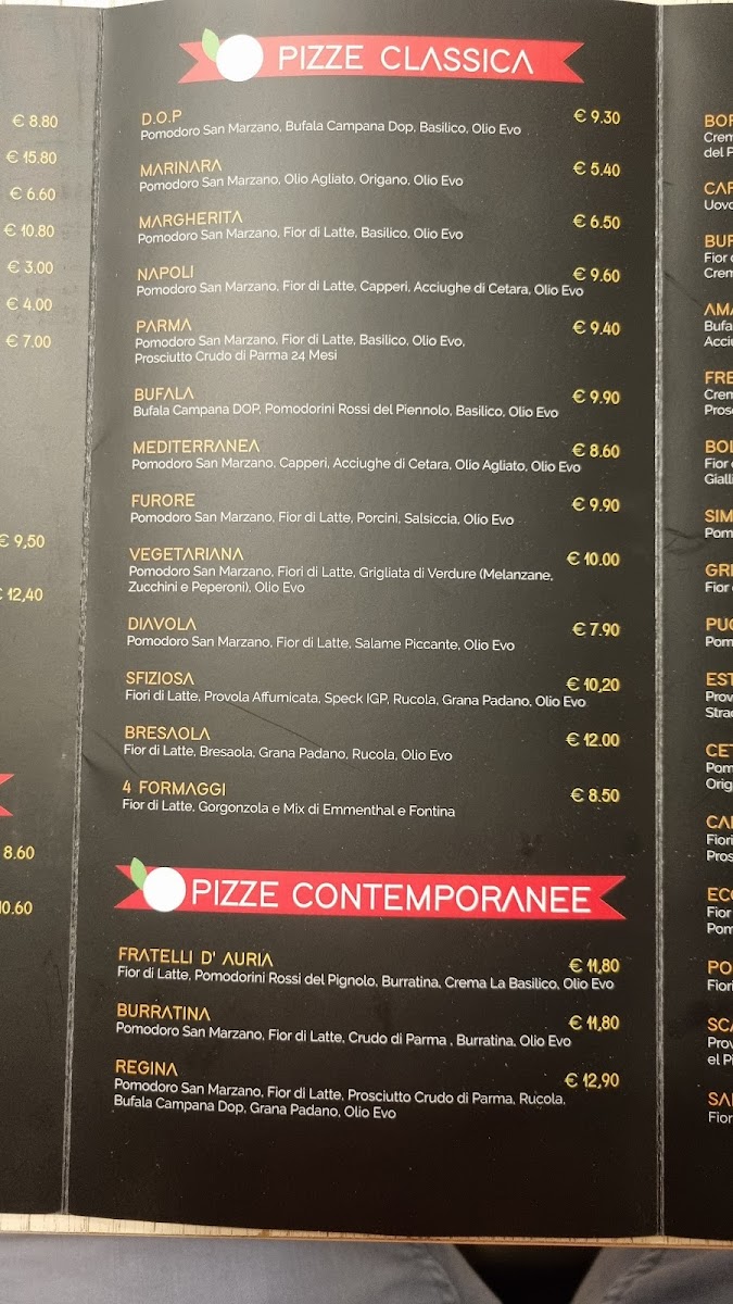 Menu Pomodoro & Mozzarella • F.lli D’Auria Pizza Gourmet-7