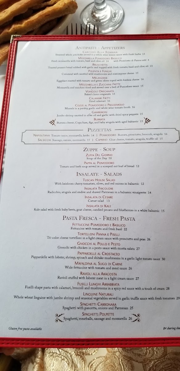 Menu Pomodoro Rosso-8