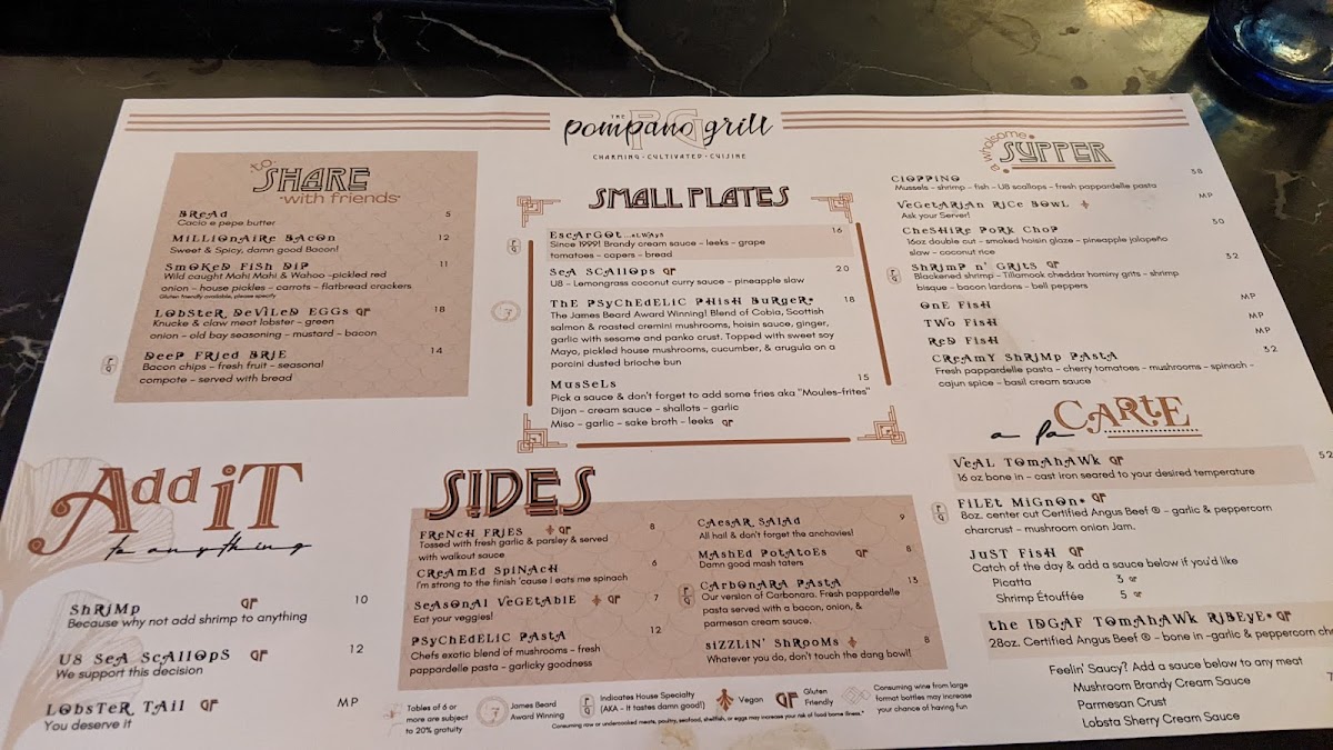 Menu Pompano Grill-7