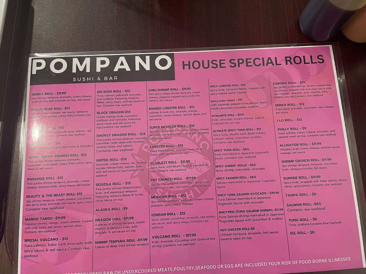Menu Pompano Sushi-7