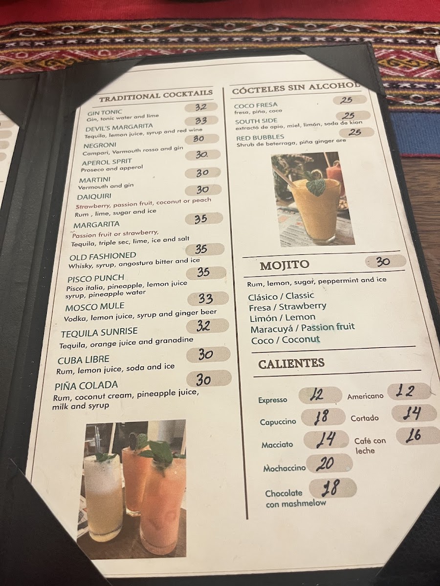 Menu Ponchos Peruvian Kitchen-6