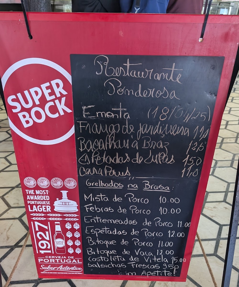 Menu Ponderosa Restaurante-1