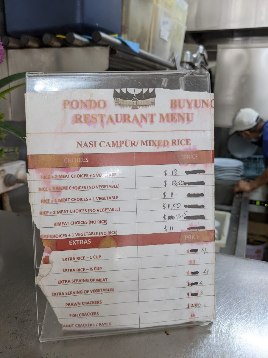 Menu Pondok Buyung-4