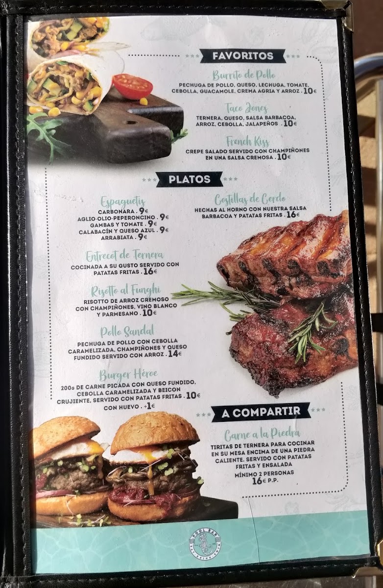 Menu Pool Bar & Restaurant-2