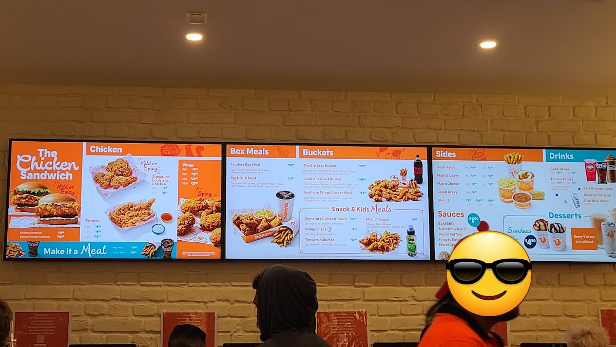 Menu Popeyes Famous Louisiana Chicken Takanini-2
