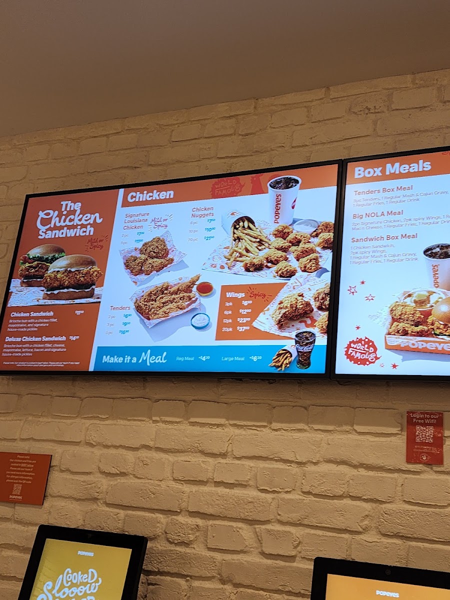 Menu Popeyes Famous Louisiana Chicken Takanini-5