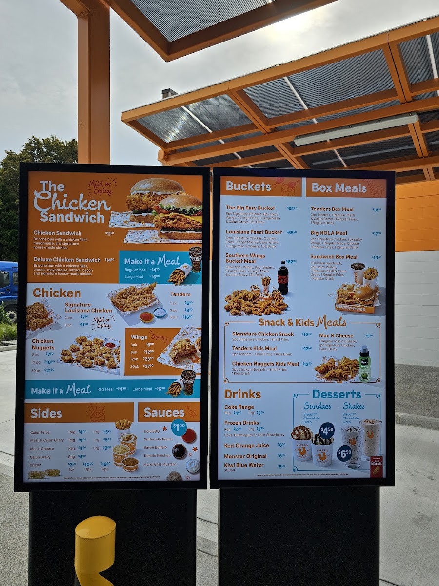 Menu Popeyes Famous Louisiana Chicken Takanini-6