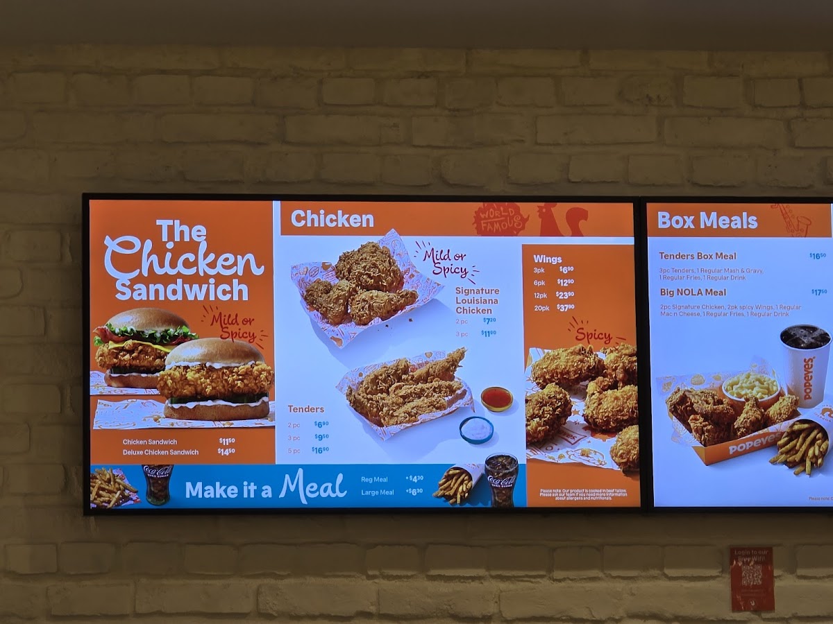 Menu Popeyes Famous Louisiana Chicken Takanini-8
