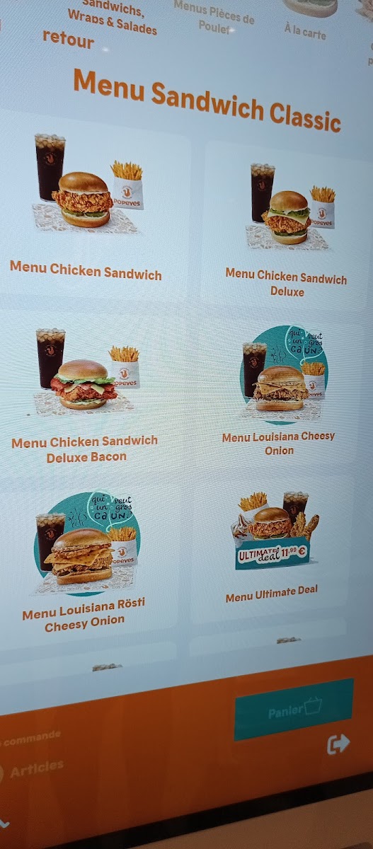 Menu Popeyes Louisiana Chicken Lille Lomme-5