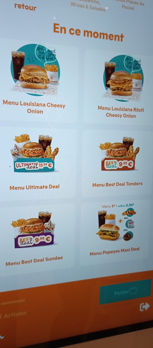 Menu Popeyes Louisiana Chicken Lille Lomme-6