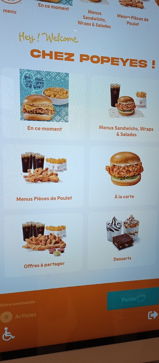 Menu Popeyes Louisiana Chicken Lille Lomme-7