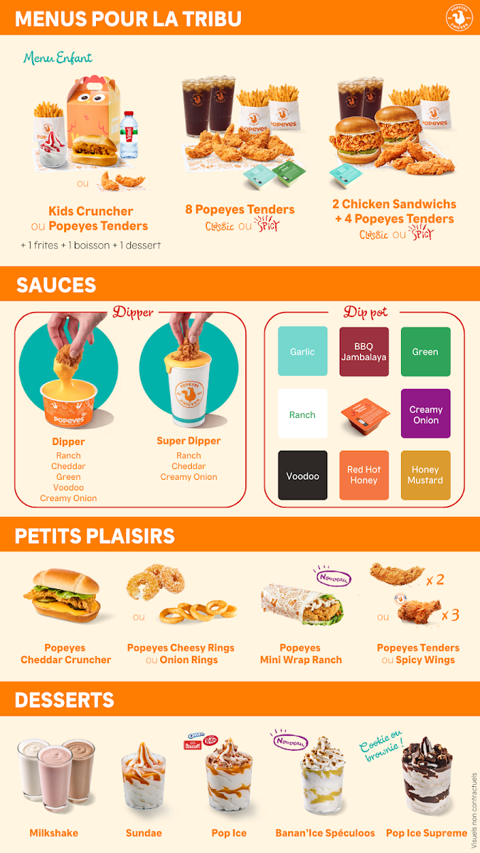 Menu Popeyes Louisiana Chicken Nantes-2