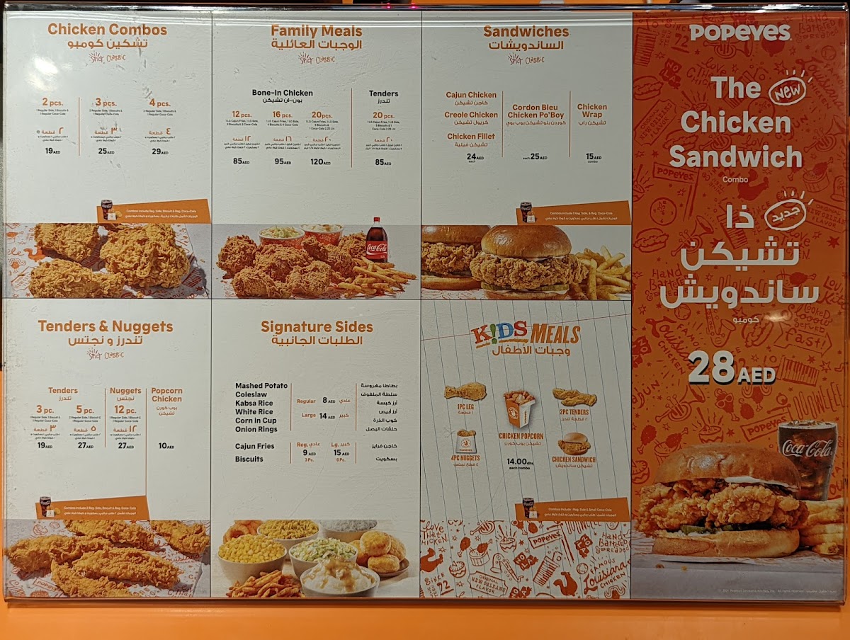 Menu Popeyes Oud Metha-4