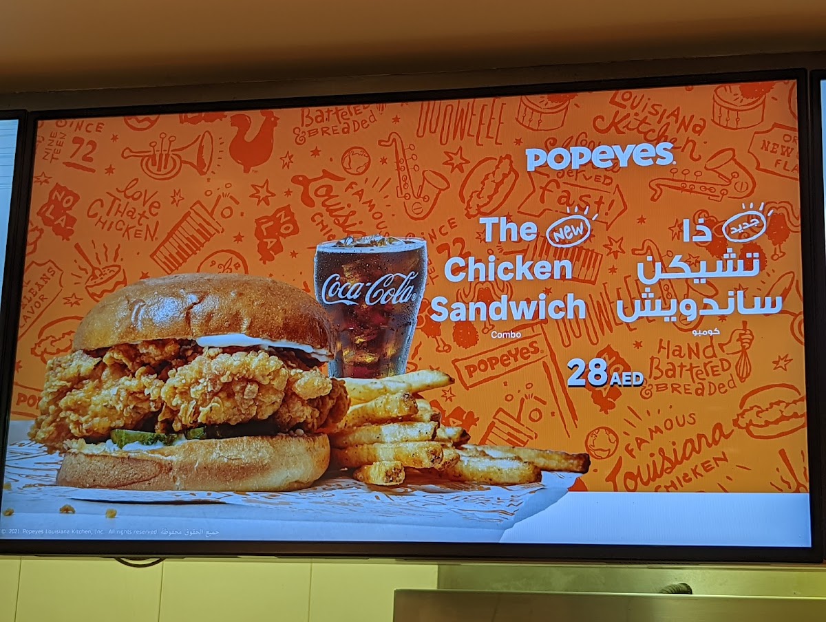 Menu Popeyes Oud Metha-9