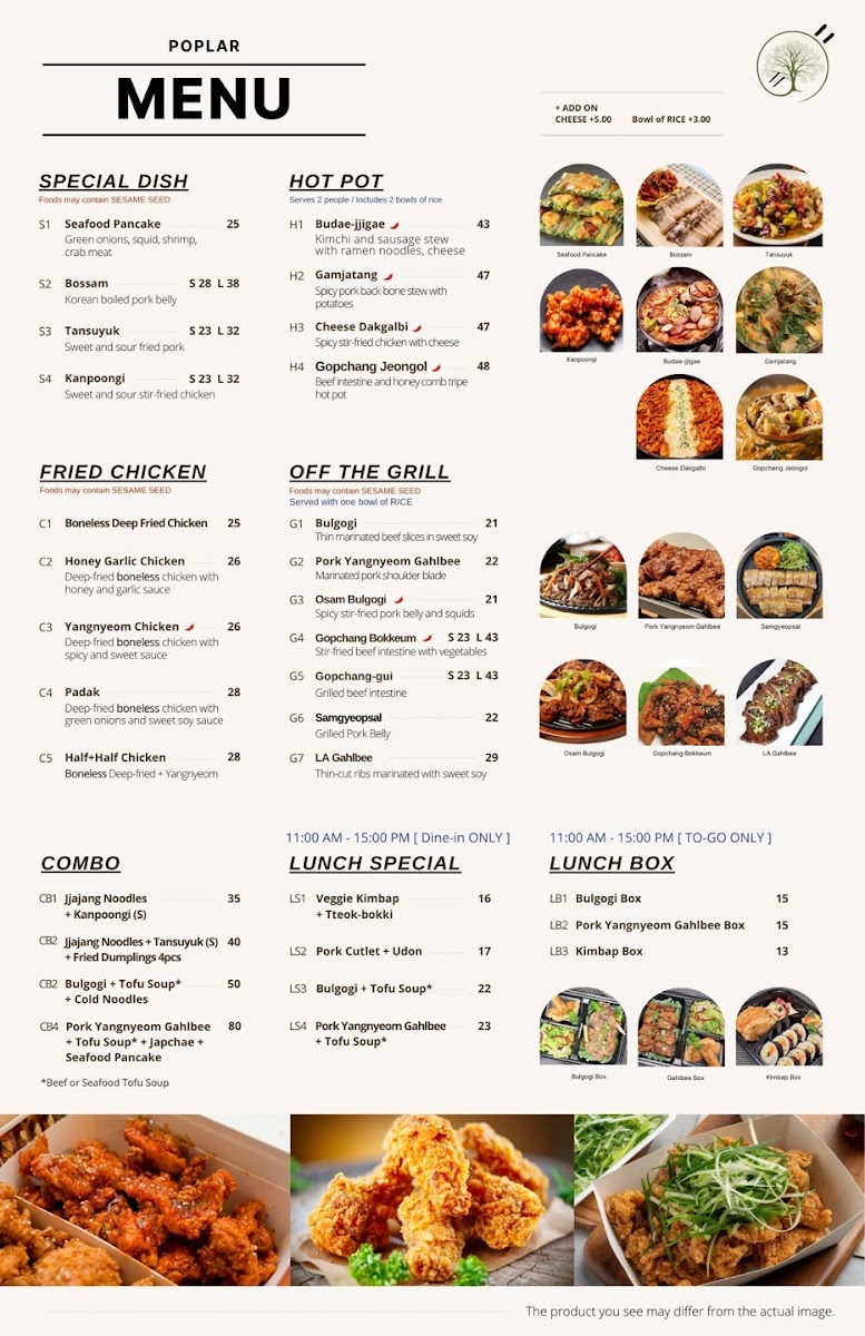 Menu Poplar Korean-1