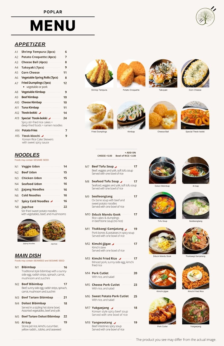 Menu Poplar Korean-2