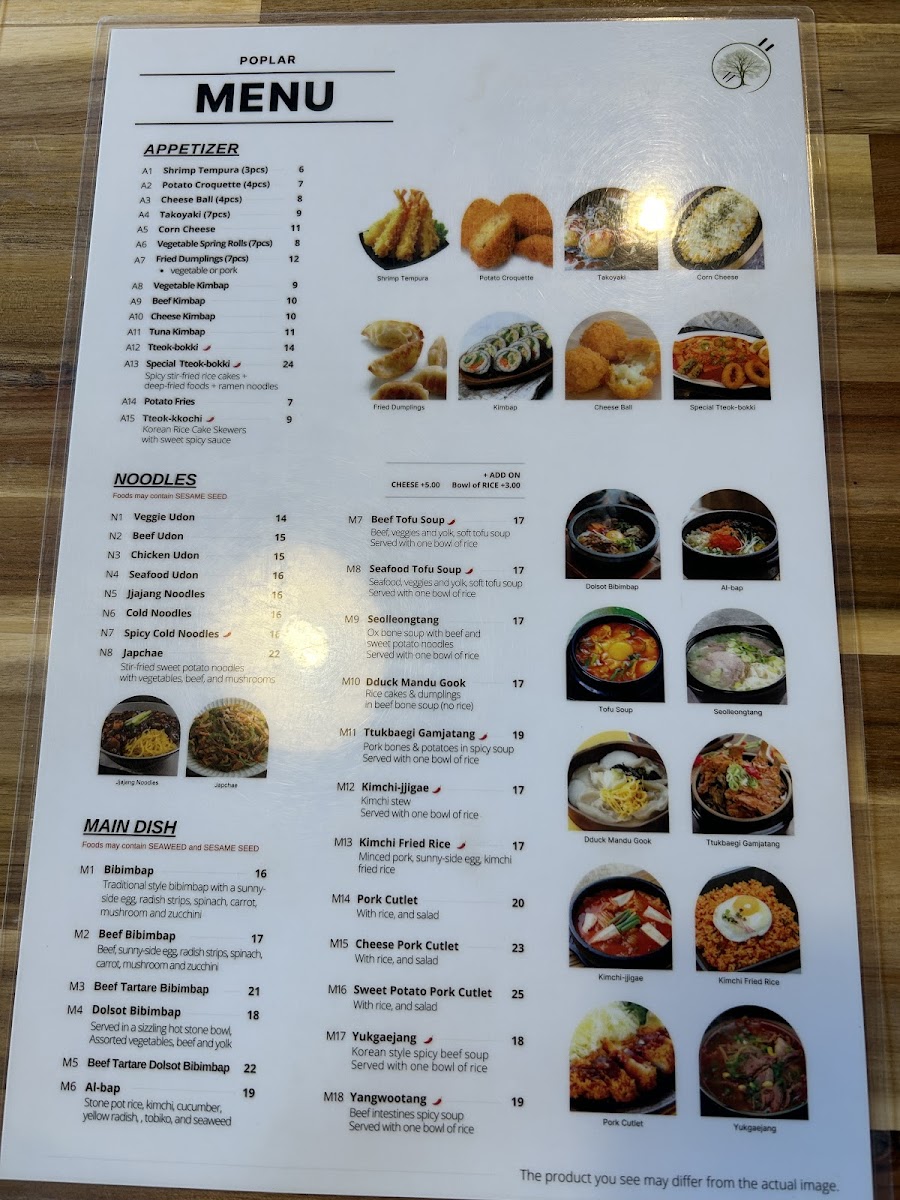 Menu Poplar Korean-7