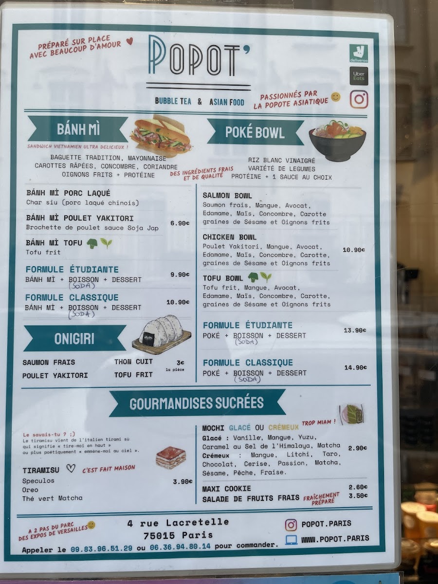 Menu Popot' Bubble Tea & Asian Food-4