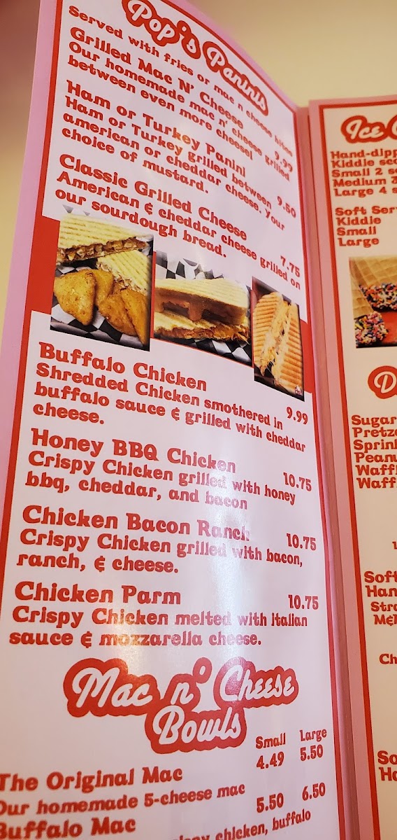 Menu Pop's Malt Shoppe-9