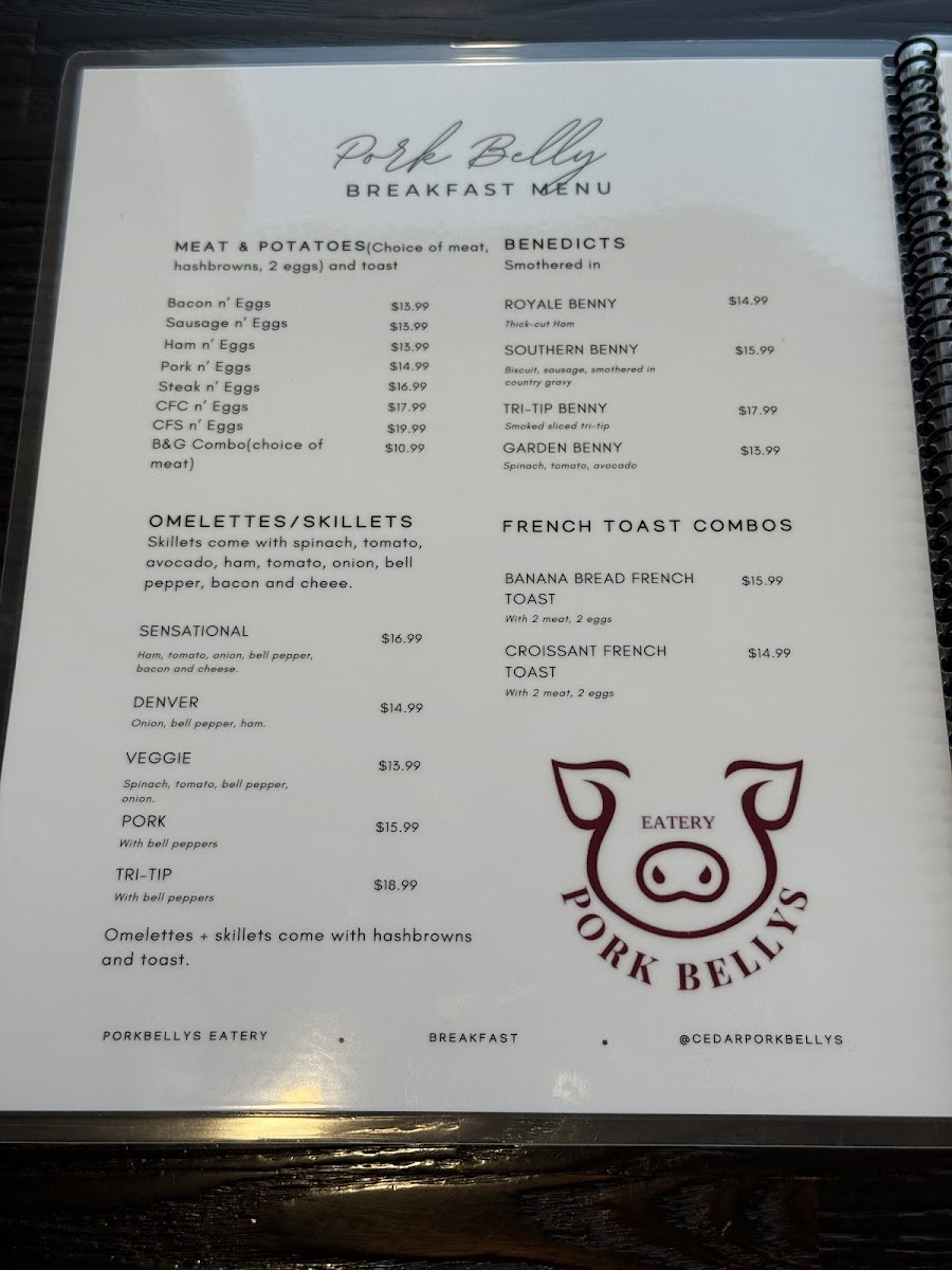 Menu Pork Belly's Eatery & Catering Co.-6
