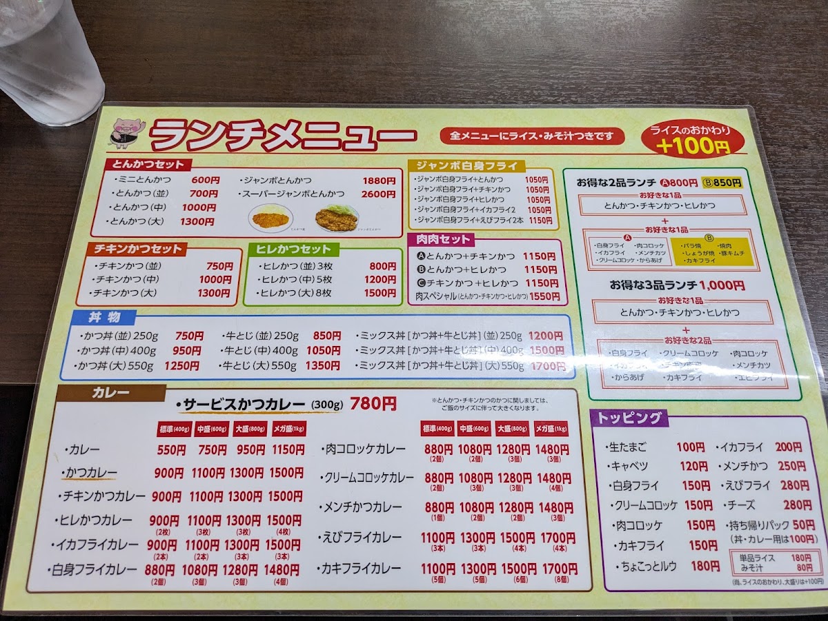 Menu Pork Cutlet Gen.-3