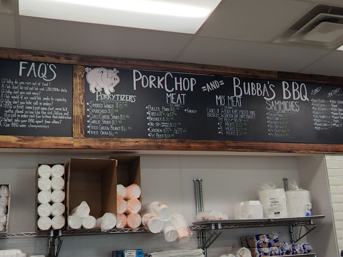 Menu Porkchop And Bubba's Bbq-2