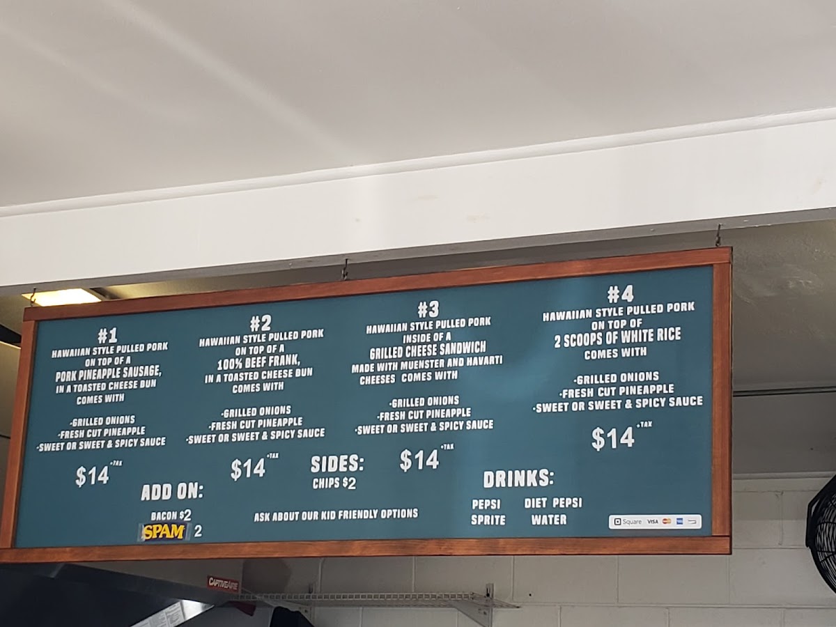 Menu Porky's Kaua’I-9