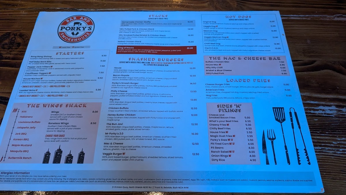 Menu Porky's-3