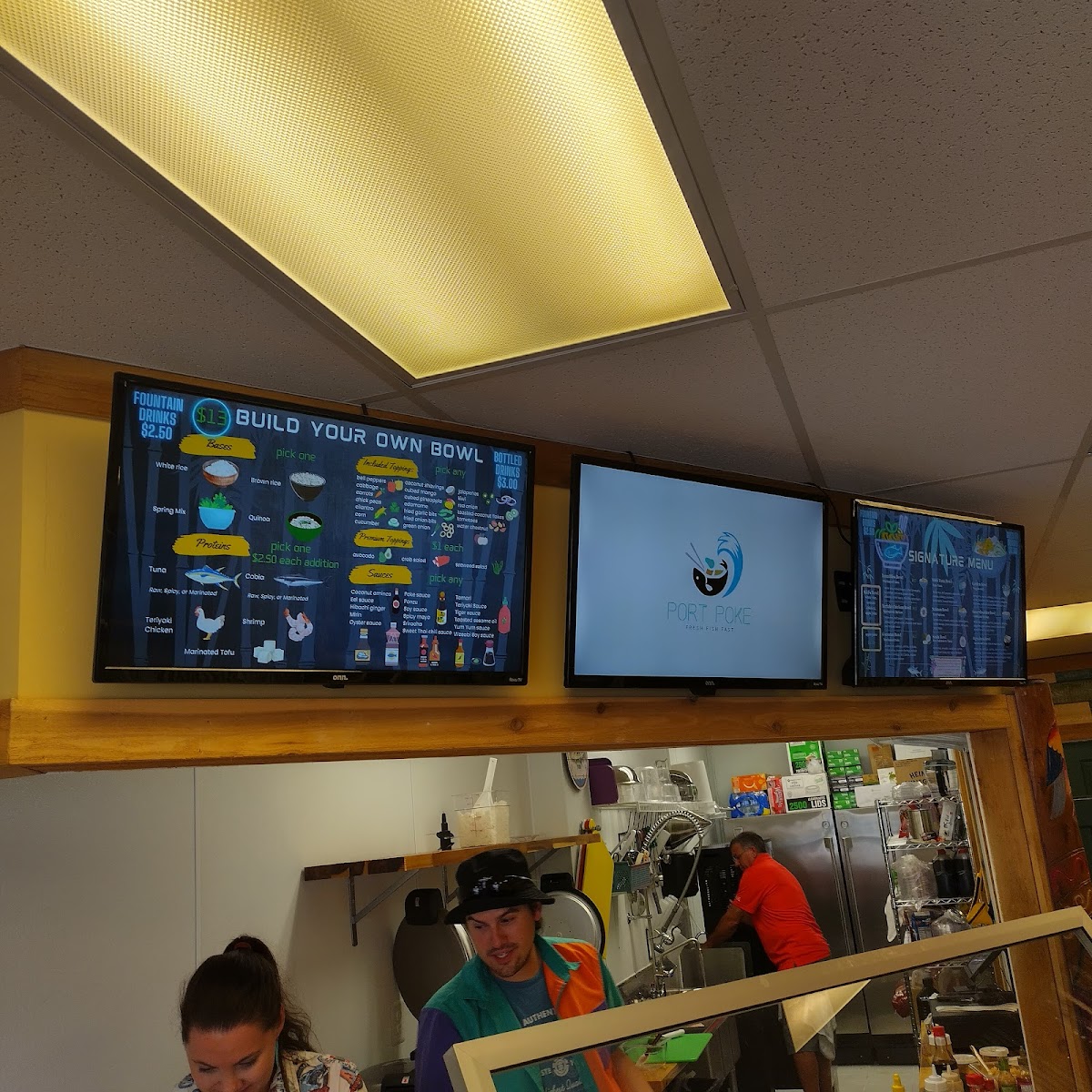 Menu Port Poke-4