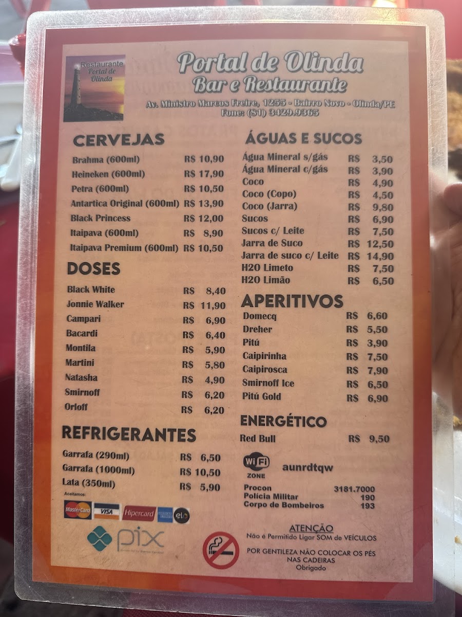 Menu Portal De Olinda-2