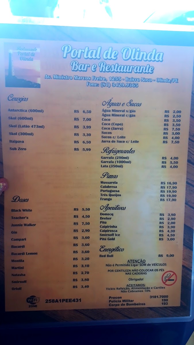 Menu Portal De Olinda-3