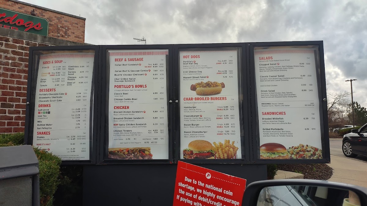 Menu Portillo's Batavia-1