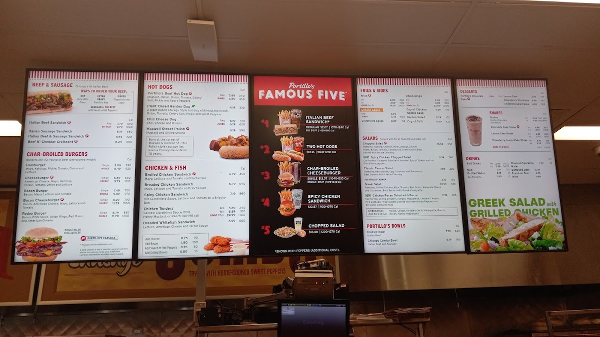 Menu Portillo's Champaign-3