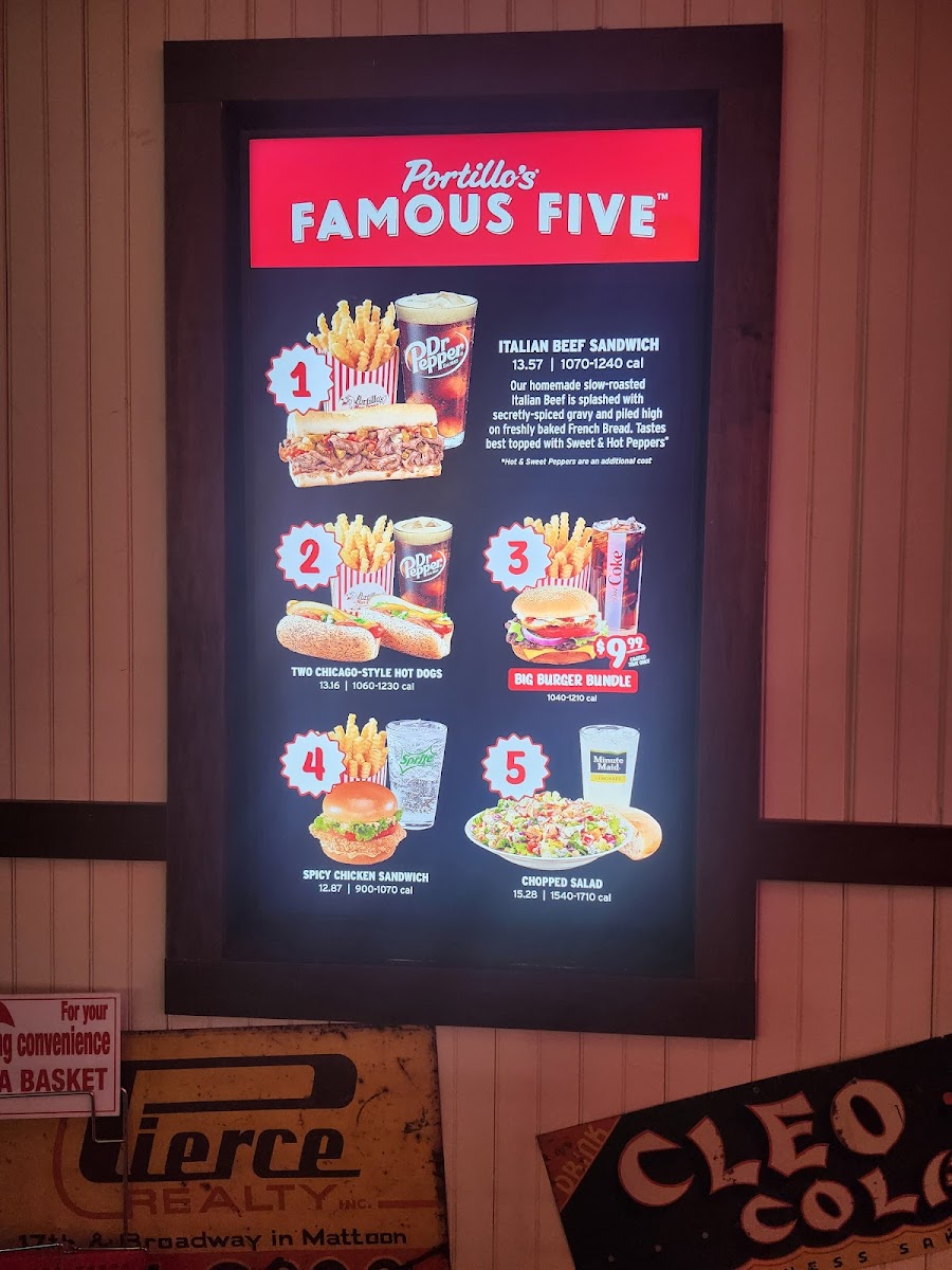 Menu Portillo's Champaign-7