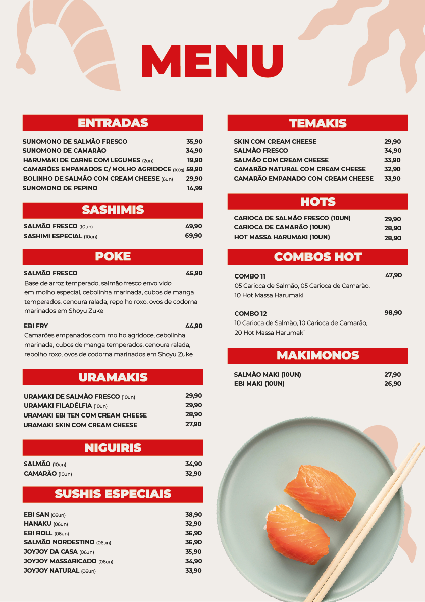 Menu Porto Sushi Prime-1