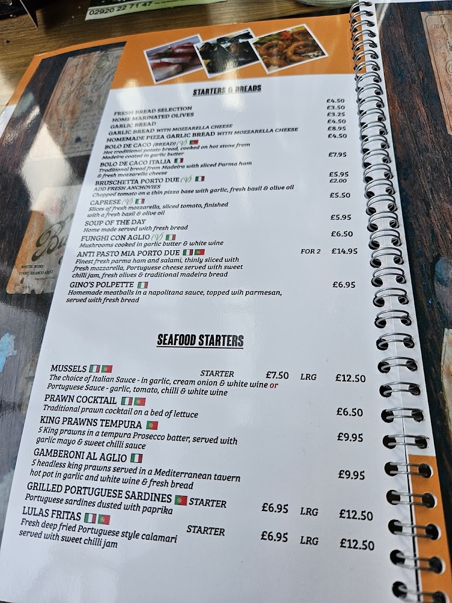 Menu Porto's-3