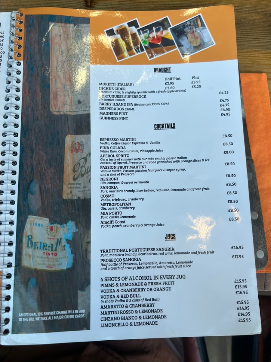 Menu Porto's-7